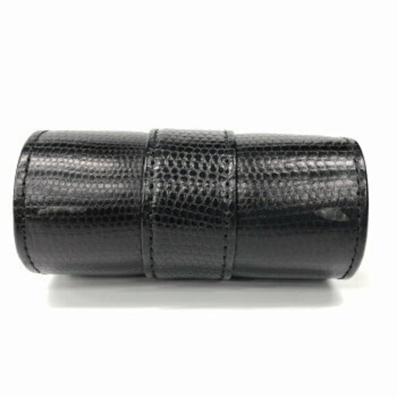 MCM Coin Wallet Case Clasp Red Black Leather - Picture 4 of 5